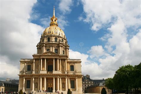 L Hotel National Des Invalides Paris Stock Photo Image Of Cloudscape