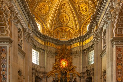 The Apse Of St Peters Basilica Experiencing The Divine