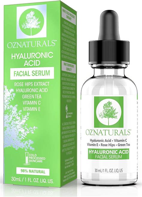 Oznaturals Hyaluronic Acid Serum For Face Hyaluronic Facial Serum With