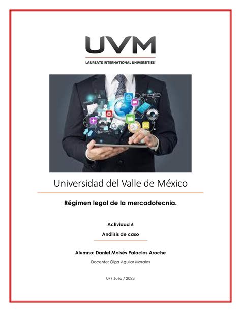 Act 6 Analisis de caso DMPA Universidad del Valle de México Régimen