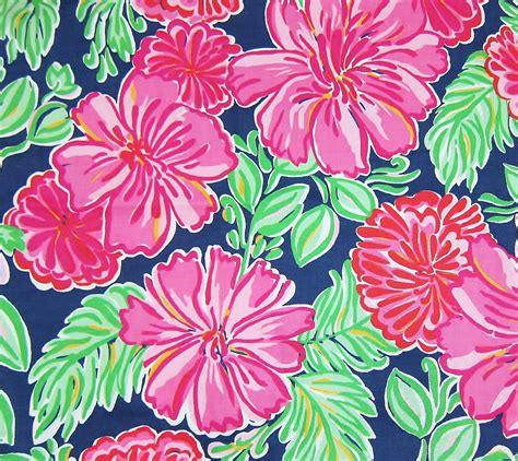 Authentic New Lilly Pulitzer Fabric 2011 Resort Bright Navy