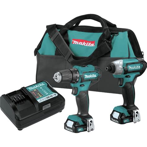 Makita Ct232 Cxt 12v Max Brushless Lithium Ion Cordless Drill Driver And Impact Driver Combo Kit