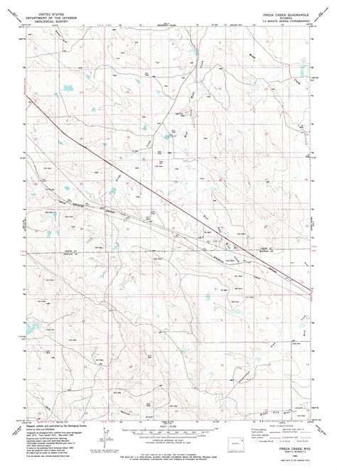 Freda Creek Wy Topographic Map Topoquest
