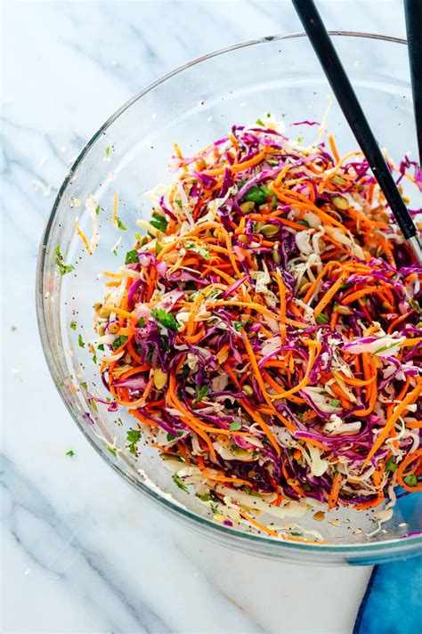 This Mayo Free Coleslaw Recipe Is The Perfect Light Side Dish For Your