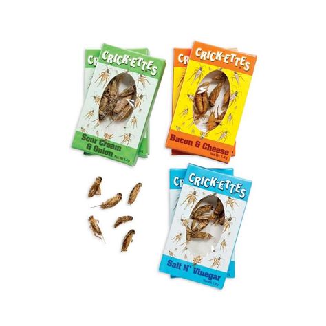 Real Crickets Crick Ettes Snack Pack 6 Snack Packs Snack T Snacks