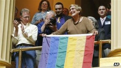 Rhode Island Becomes 10th Us State To Back Gay Marriage Bbc News