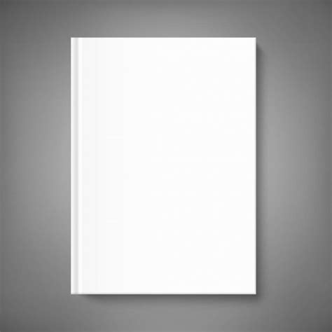 Blank Square Cover Book Template On Grey Background Stock Vector By