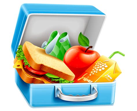 Healthy Lunch Clipart Kid
