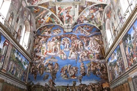 Sistine Chapel The Last Judgement Editorial Image Image Of Ceiling