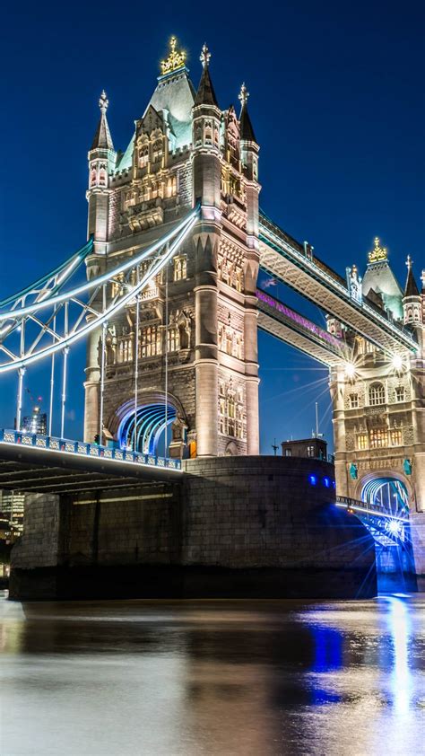 Tower Bridge London Night Photography 4k Ultra Hd Mobile