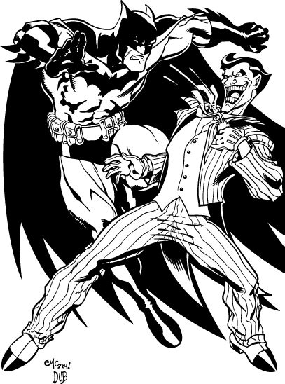 Mcguinness Batman Vs Joker By Dubbery On Deviantart