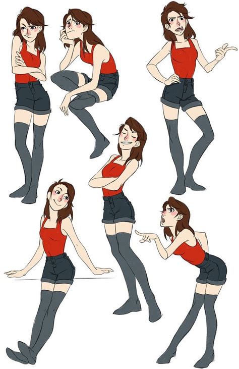Pin By Blackkuri On Character Design Inspiration Anime Poses Reference Character Design