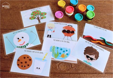 Free Playdough Mats Printables Just Print Them And Get Creative During