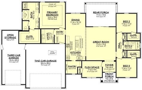 2 Story House Floor Plans 2000 Sq Ft