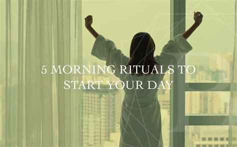 5 Morning Rituals To Start Your Day Ballet Be Fit