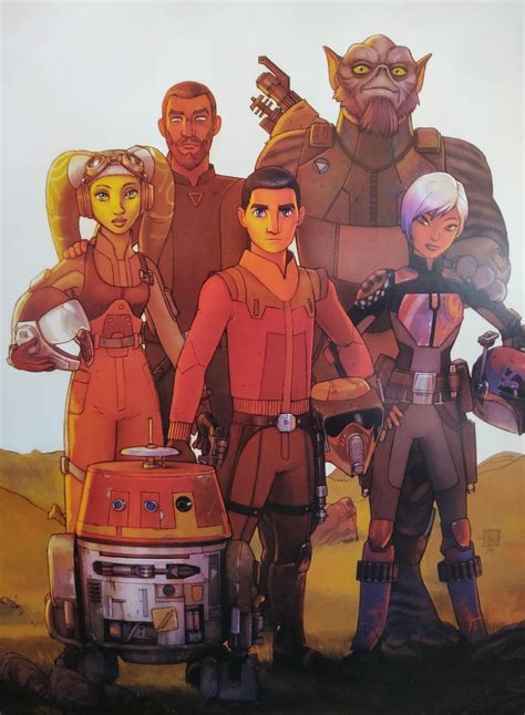 Star Wars Rebels The Art Of Star Wars Rebels Cover