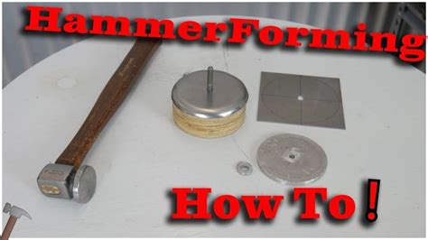 How To Hammer Forming Shaping Metal With Hand Tools Youtube Sheet
