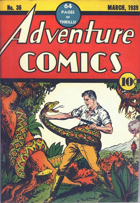 Days Of Adventure Adventure Comics 36 March 1939