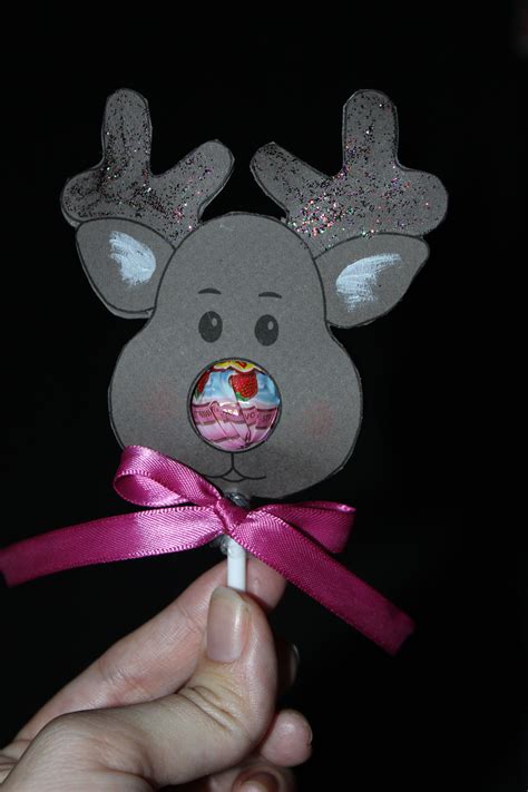 Mini Reindeer Lollipop Tutorial Christmas Crafts Decorations Elf