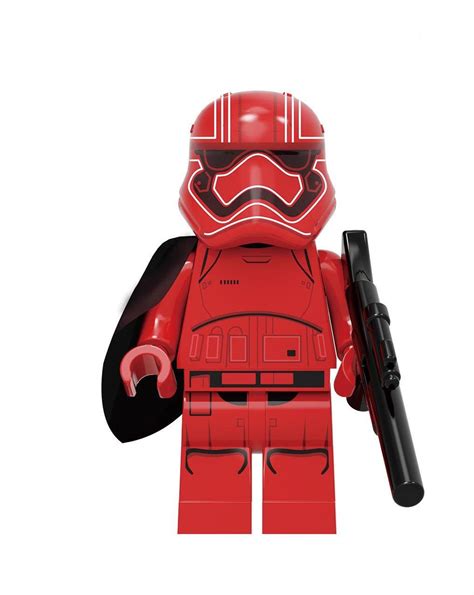 Red Stormtrooper Minifigures Lego Compatible The Mandalorian S2 Minifigure