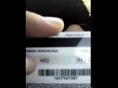 Even if it doesn't have a bar code, the cashier can simply key in the numbers. Wal-Mart "VISA" Gift Card Scam 2014 - YouTube