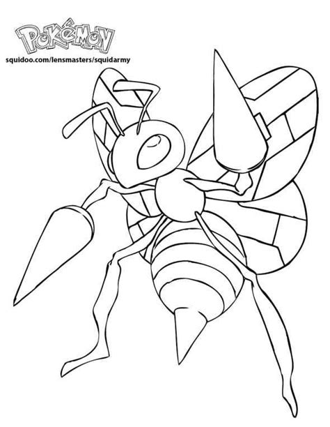42 Great Ideas Beedrill Pokemon Coloring Page