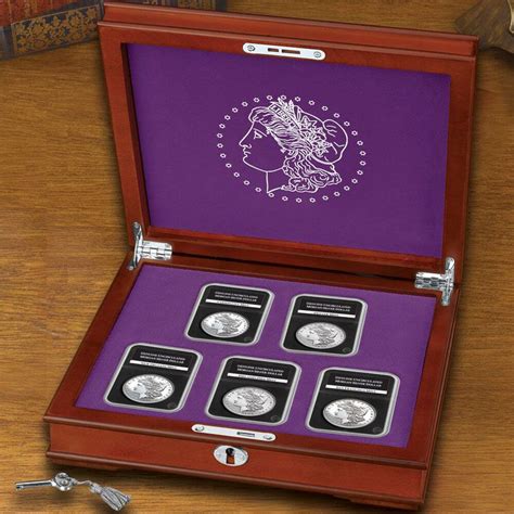 The Complete Uncirculated Us Morgan Silver Dollar Mint Collection