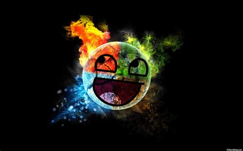 Download Awesome Smiley Faces Wallpaper Best By Aprilgray Awesome