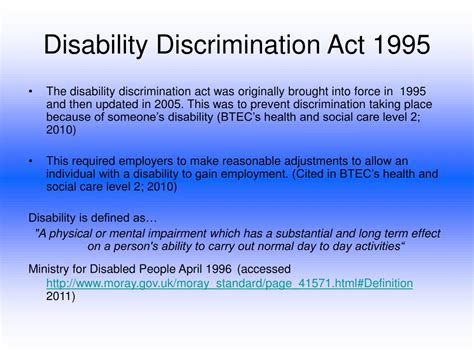 disability discrimination law