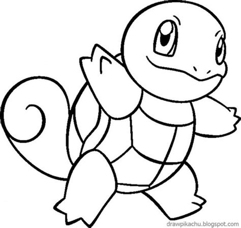 Pokemon Squirtle Coloring Pages At Free Printable