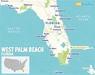 Map of West Palm Beach, Florida - Live Beaches