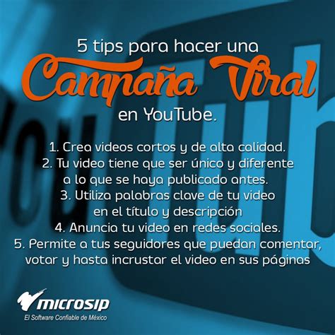 Tipsmicrosip Tips Para Hacer Una Campa A Viral En Youtube Youtube Hot Sex Picture