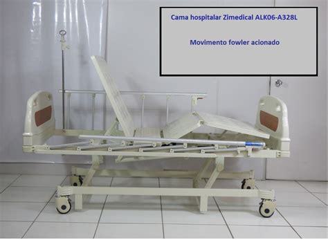 Cama Hospitalar Manual 3 Movimentos Alk06 A328l Zimedical