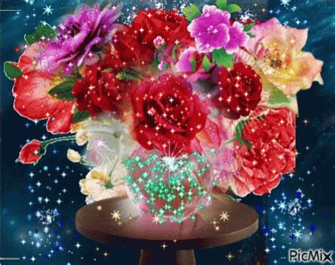 Happy birthday animated images gif flowers hearts butterfly. Flowers GIF - Flowers - Discover & Share GIFs