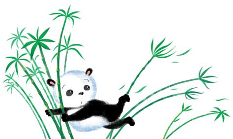 Jumping Panda On Bamboo Stock Photo Download Image Now Istock