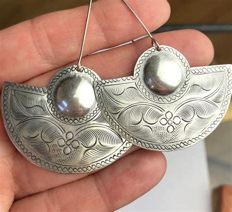 Thai Hill Tribe Handmade Silver Earrings Etsy
