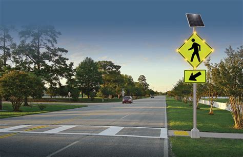 Led Pedestrian Crosswalk Blinkersign Traffic Safety Supply Company