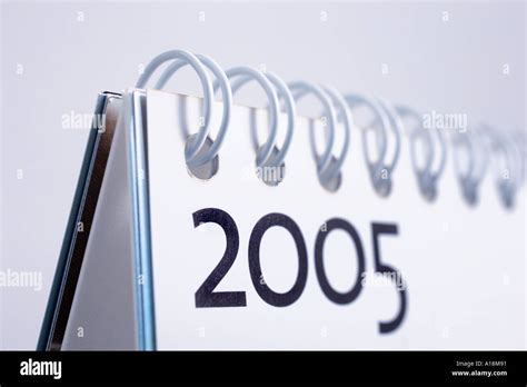 Calendar Of The Year 2005 Stock Photo Alamy