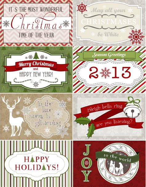 Treetop Glisten Free Christmas Labels And Digital Scrapbooking Papers