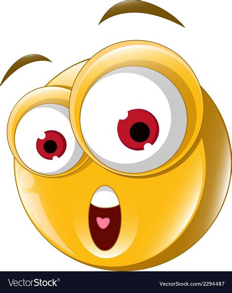 Surprise Expression For You Design Vector Image On Funny Emoji Faces