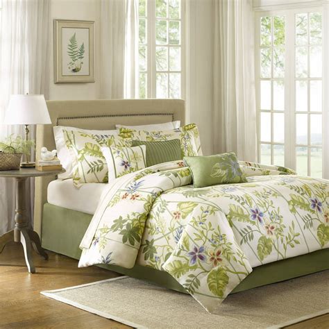 Home Essence Waikiki Bedding Comforter Set Green Queen