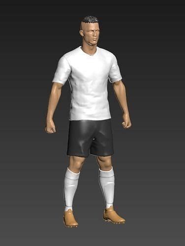 Cristiano Ronaldo 3d Model 3d Printable Cgtrader