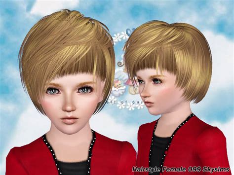 The Sims Resource Skysims Hair 099