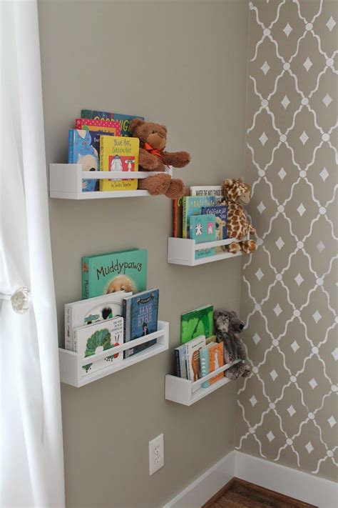 Ikea Spice Racks Used As Bookshelves Baby Room Shelves
