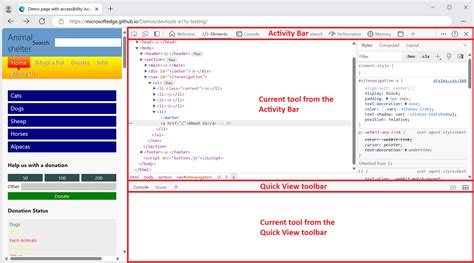 Overview Of Devtools Microsoft Edge Development Microsoft Learn