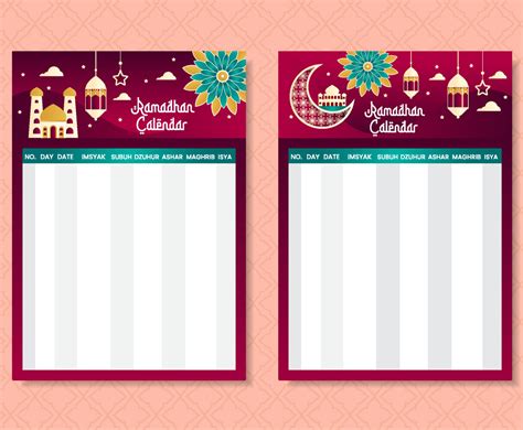 Ramadan Calendar Concept