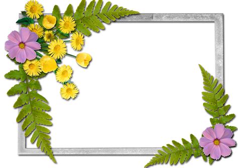 Photo Frames With Flowers Photo Frames And Pictures Design