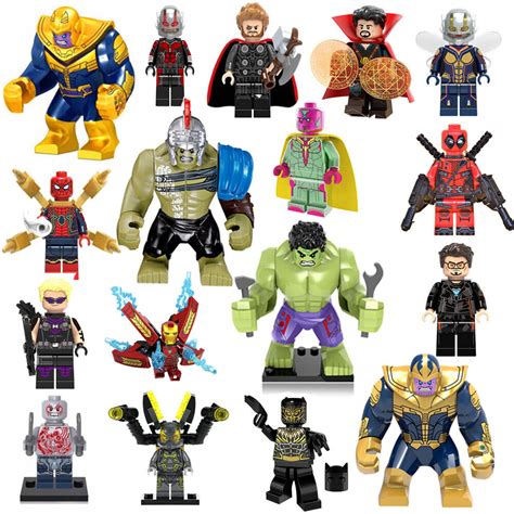 New Lego Marvel Minifiguren Super Heroes Black Panther Avengers Mini