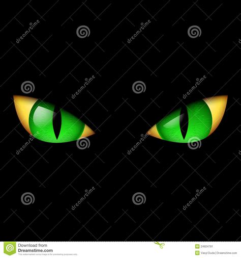 Evil Green Eye Stock Image Image 24924791