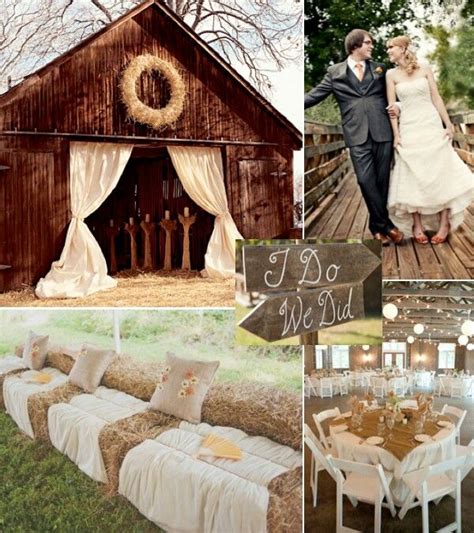 It's mistakenly understood that barn. Easy Rustic Wedding Ideas | WeddingMix